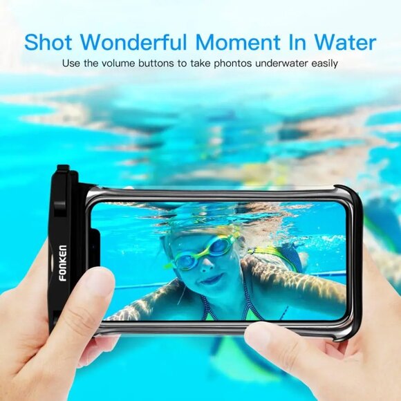 Waterproof Phone Case Dry Bag Pouch Underwater Swimming Touchscreen Cell Cover - Picture 2 of 14